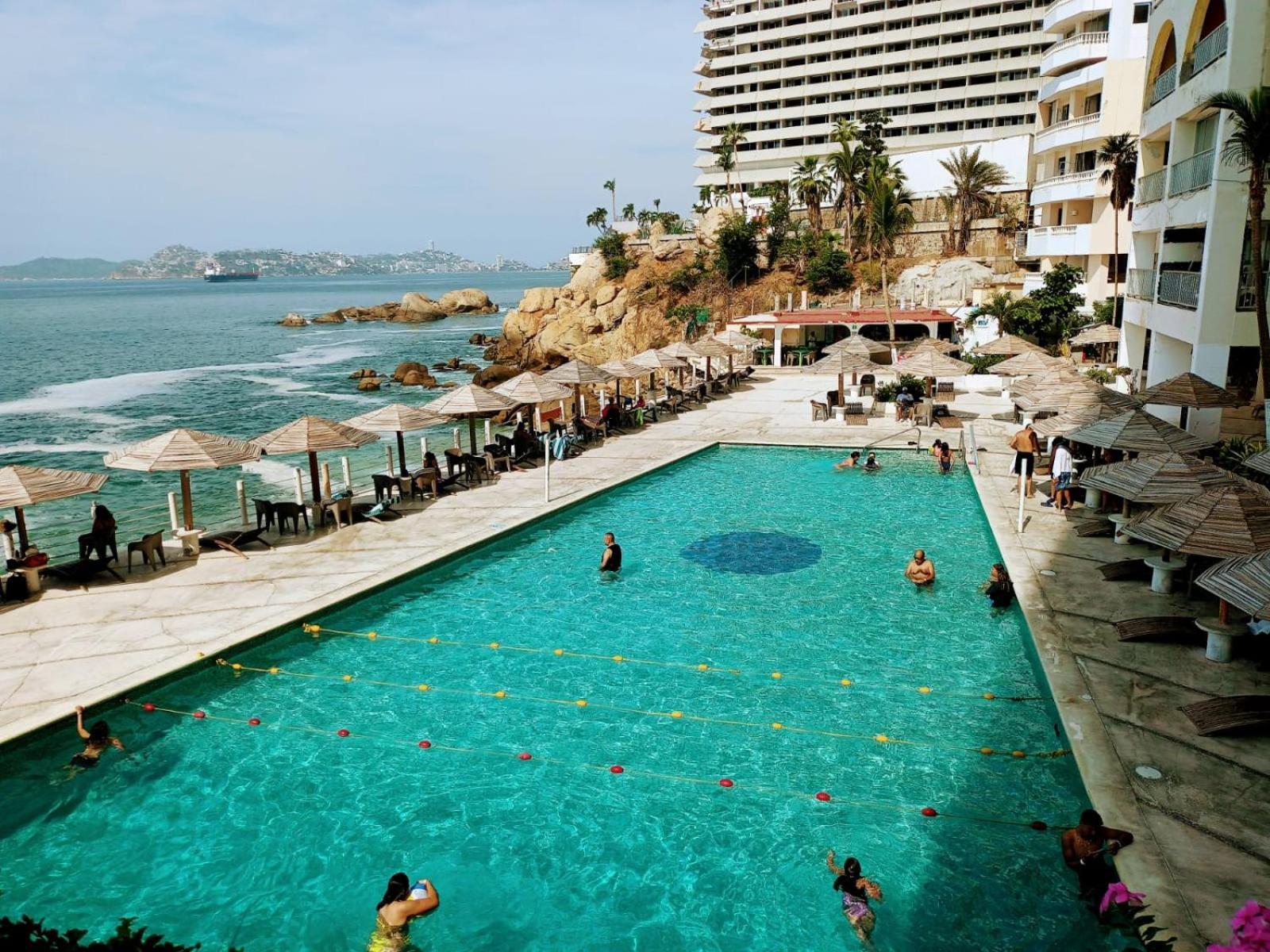 Las Torres Gemelas Acapulco Bagian luar foto